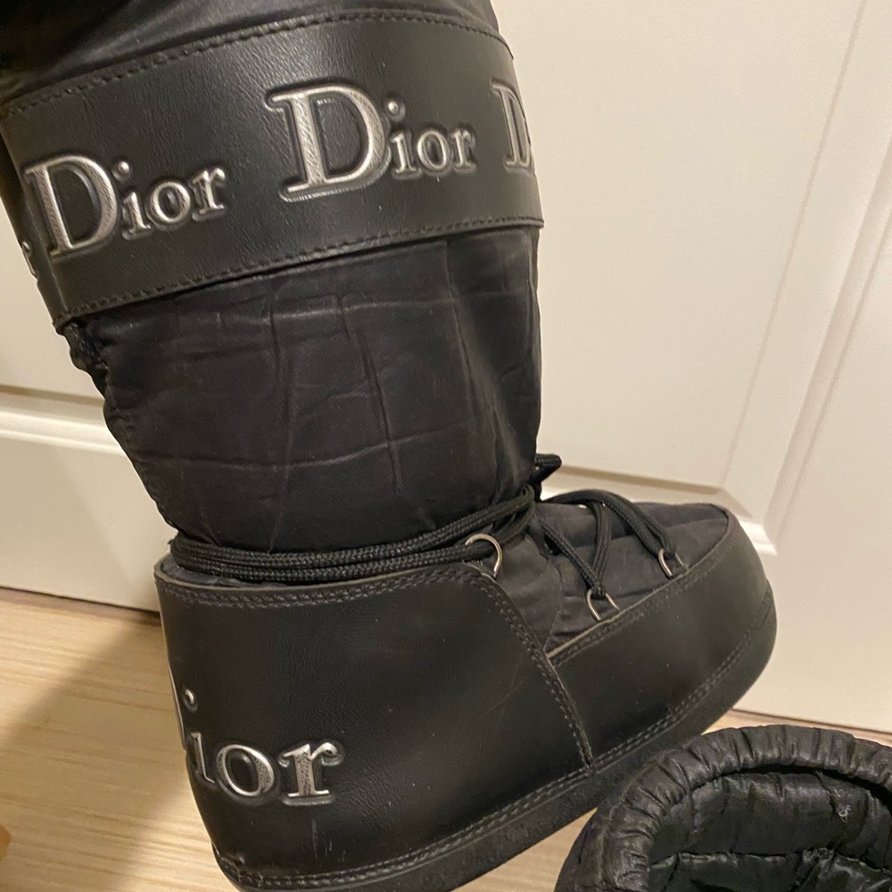 Rare Christian Dior by John Galliano Archival Moon Boots Space Age - Picture 5 of 9